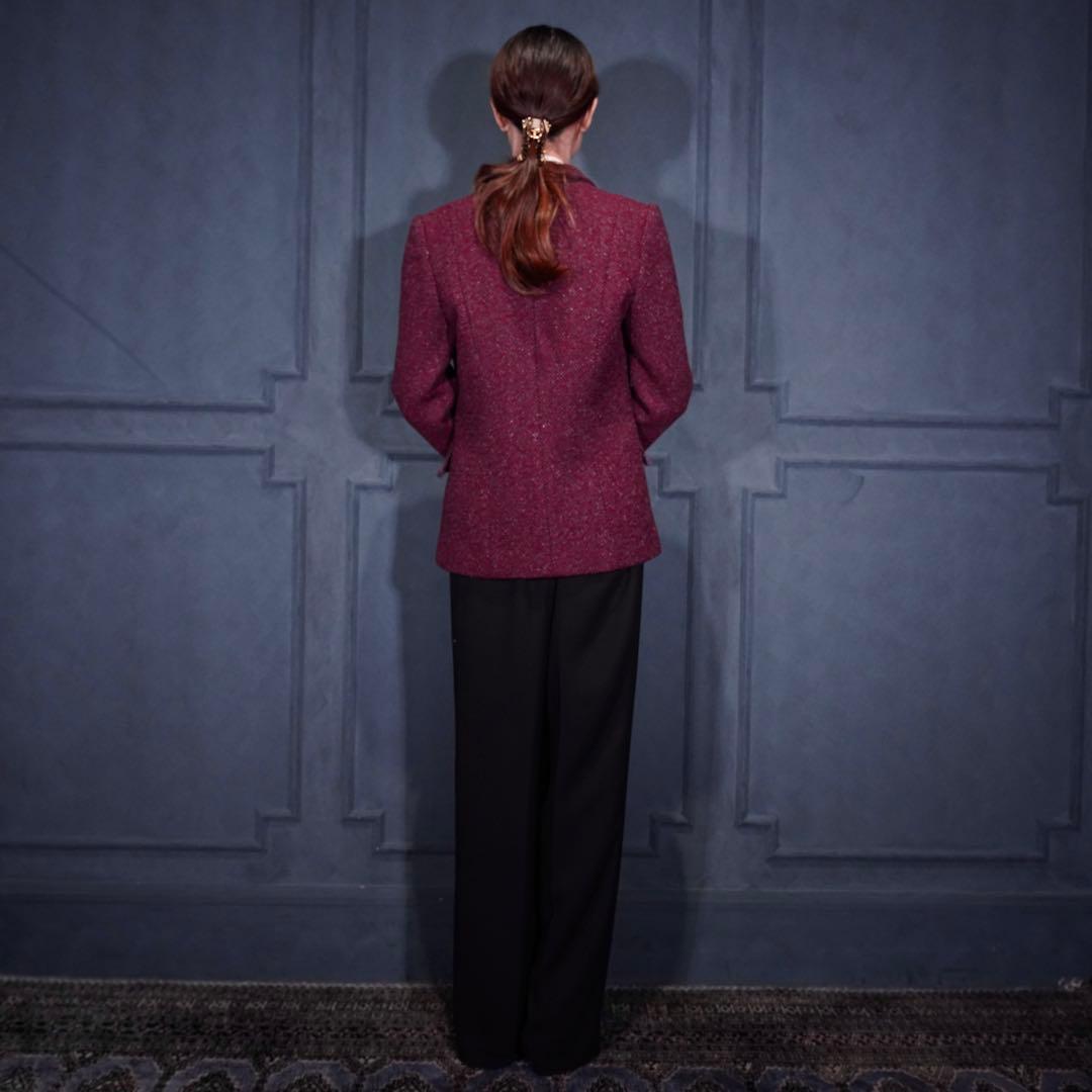 Christian Dior ディオールネップツイードテーラードジャケット