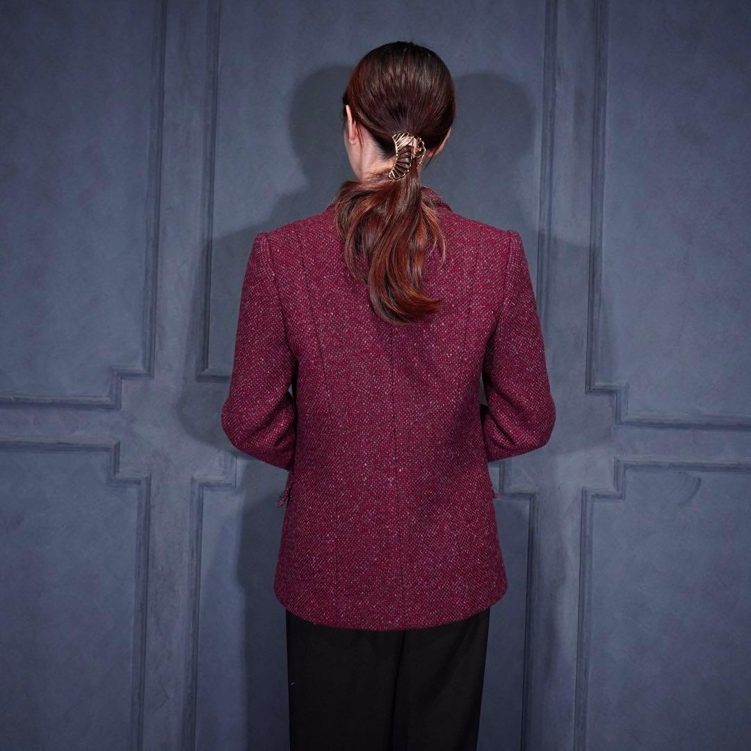 Christian Dior ディオールネップツイードテーラードジャケット