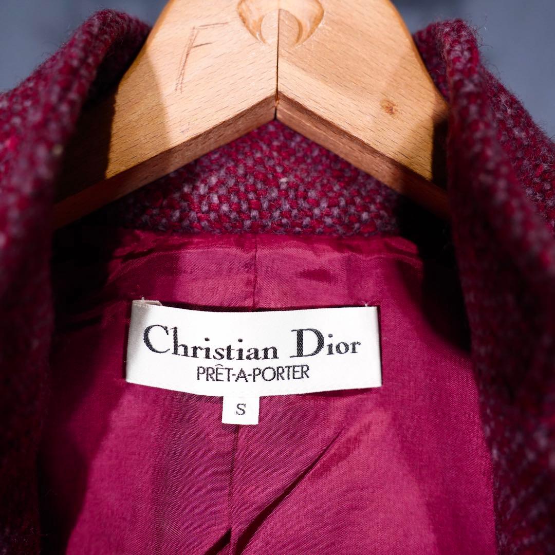Christian Dior ディオールネップツイードテーラードジャケット