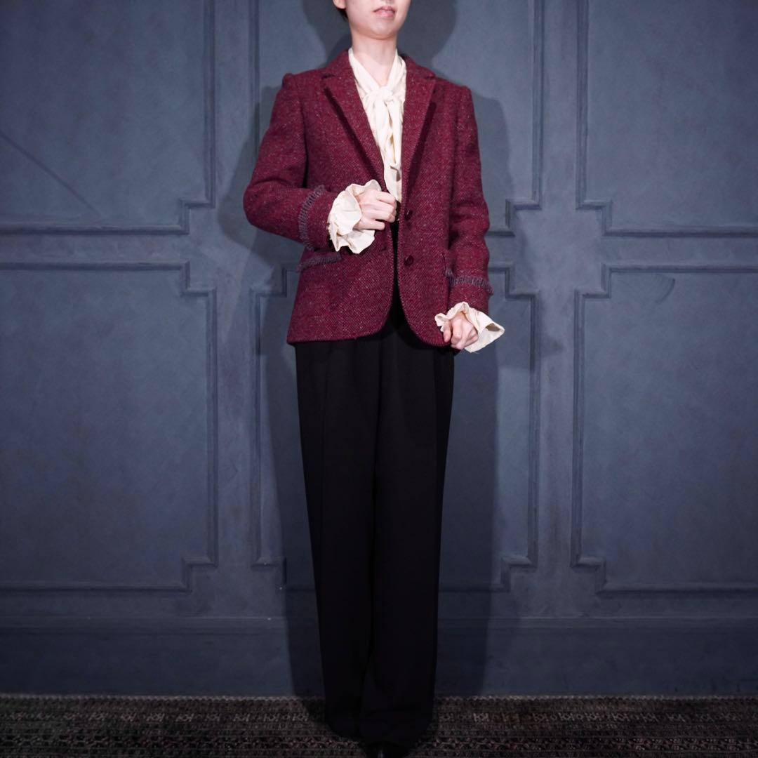 Christian Dior ディオールネップツイードテーラードジャケット