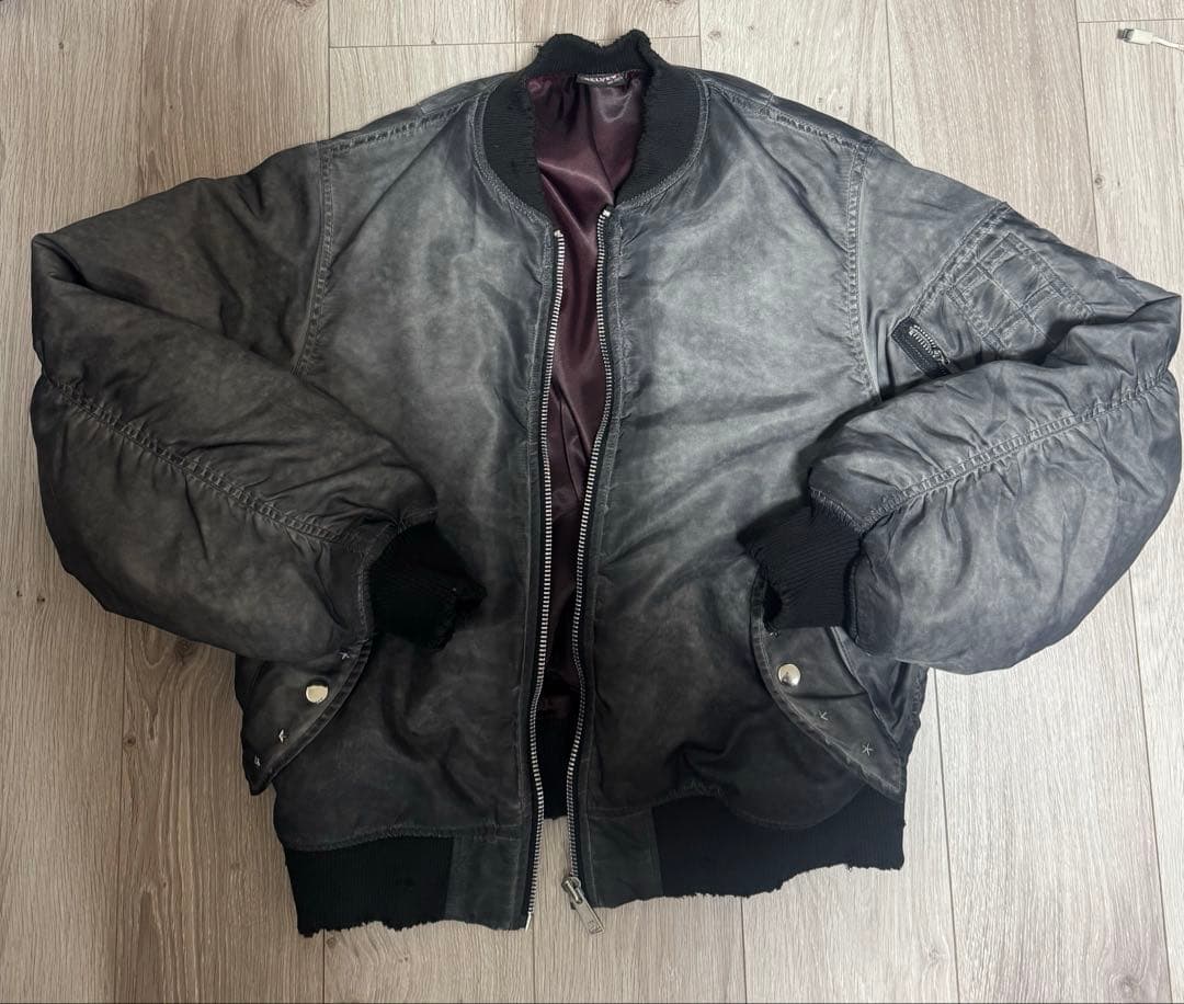 太*伯様 BELVET Faded MA-1 Bomber Jacket