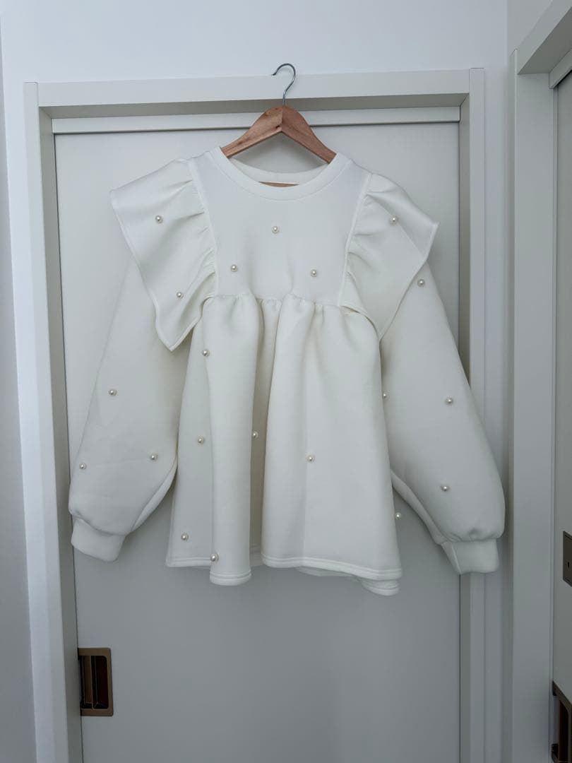 MARRY ME ANGEL SWEAT ホワイト