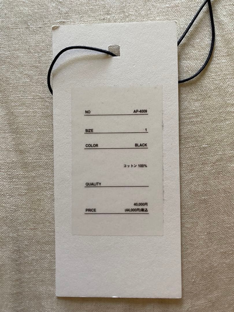 パンツ 24SS a.presse USAF Hemmed Bottoms black1