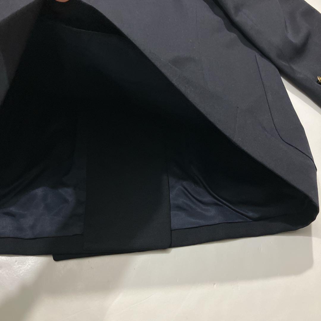 【極美品】バーバリーズ　ダブルブレスト　紺ブレ　金ボタン　ウールジャケット　XL