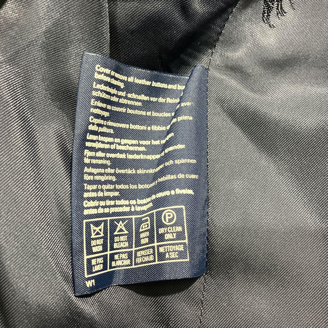 【極美品】バーバリーズ　ダブルブレスト　紺ブレ　金ボタン　ウールジャケット　XL