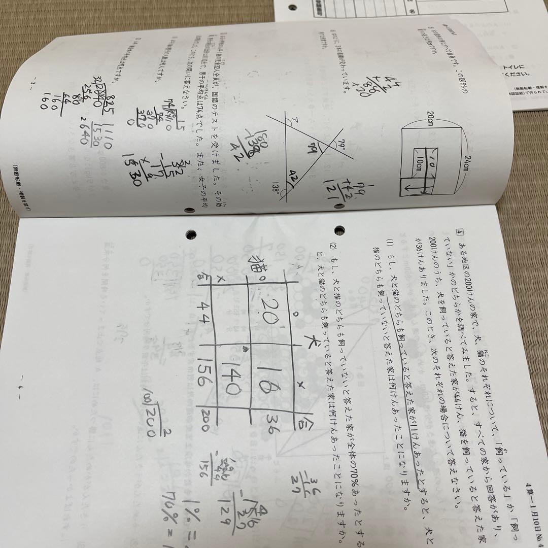 日能研 4年 全国公開模試 2025年