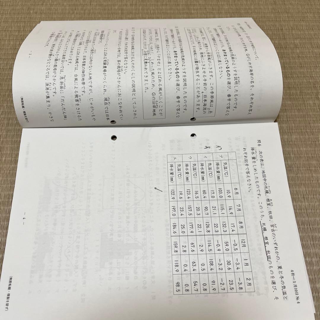 日能研 4年 全国公開模試 2025年