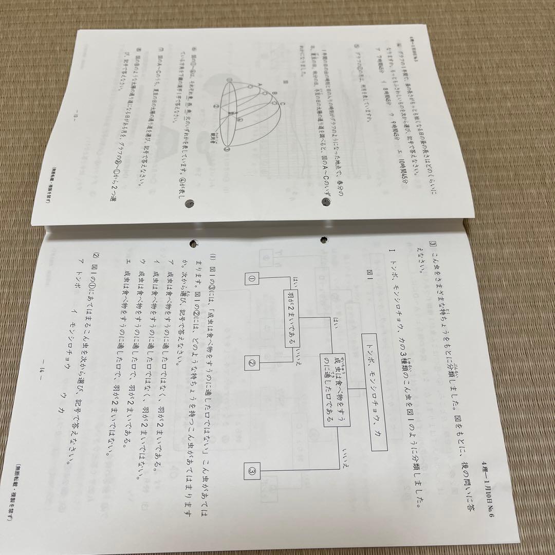 日能研 4年 全国公開模試 2025年