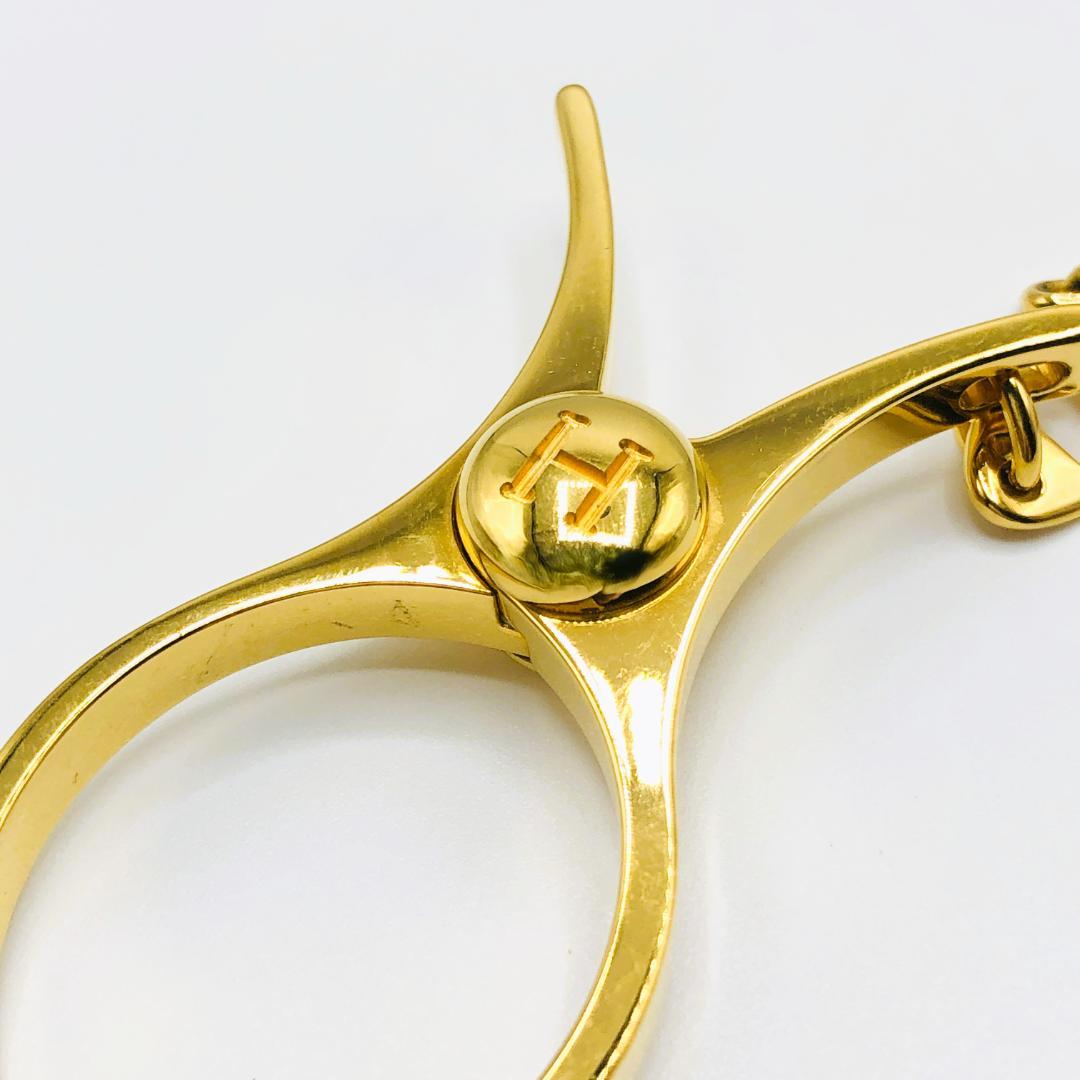 HERMES エルメス グローブホルダー ゴールド 美品 グローブとのおまとめ可