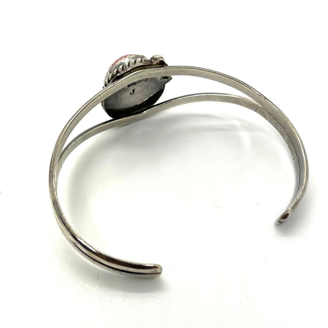 ●NAVAJO・ナバホ族●シルバーバングル・ブレスレット●インカローズ