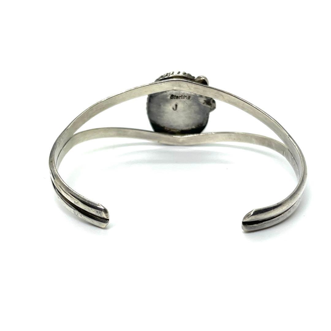 ●NAVAJO・ナバホ族●シルバーバングル・ブレスレット●インカローズ