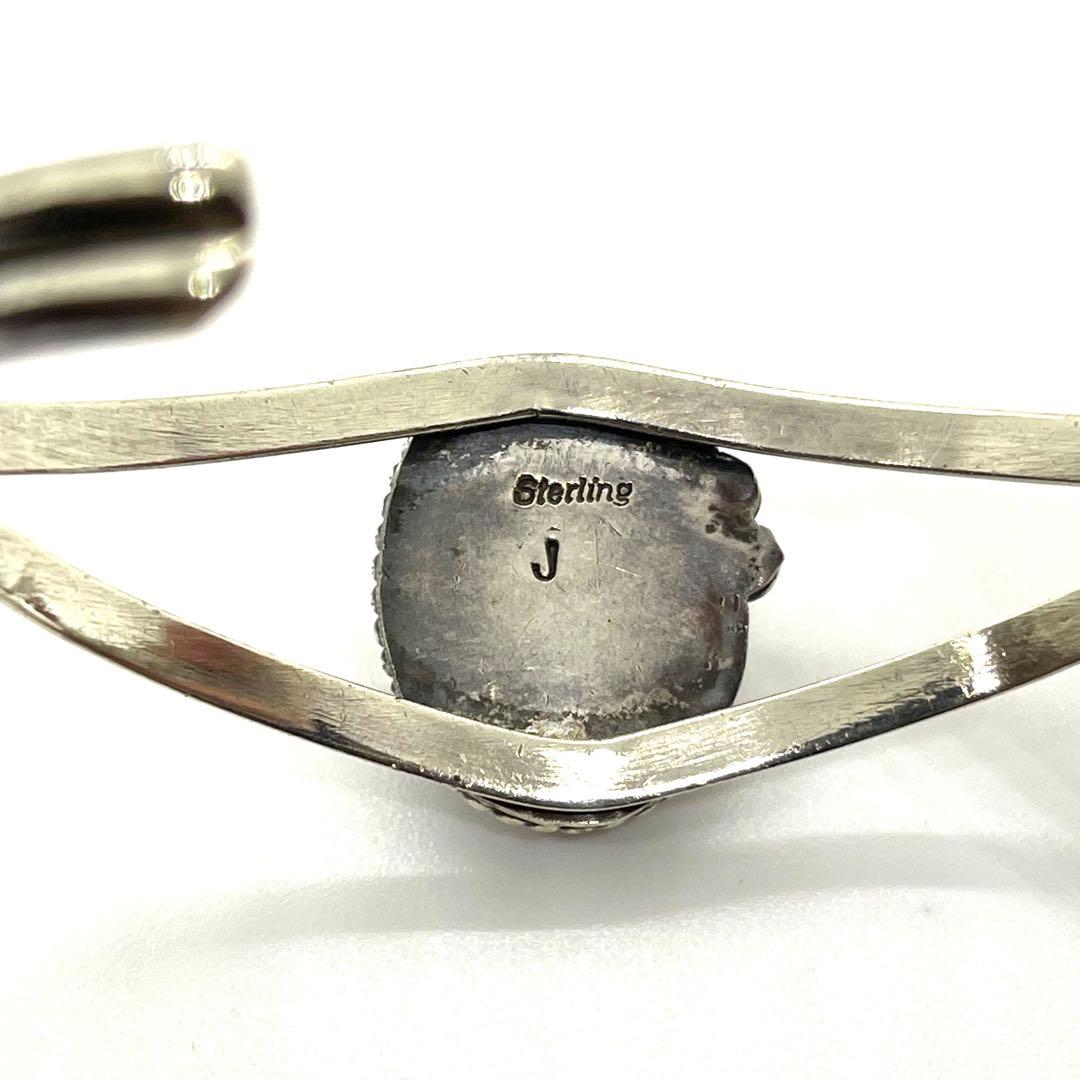 ●NAVAJO・ナバホ族●シルバーバングル・ブレスレット●インカローズ