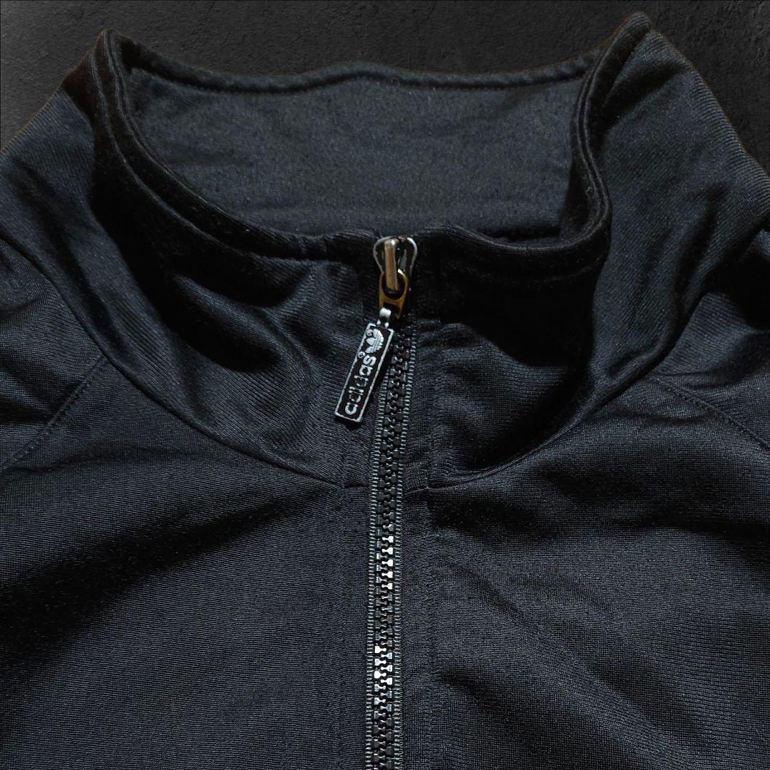 80s oldadidasオールドアディダストラックジャケット刺繍ロゴ万国旗タグ