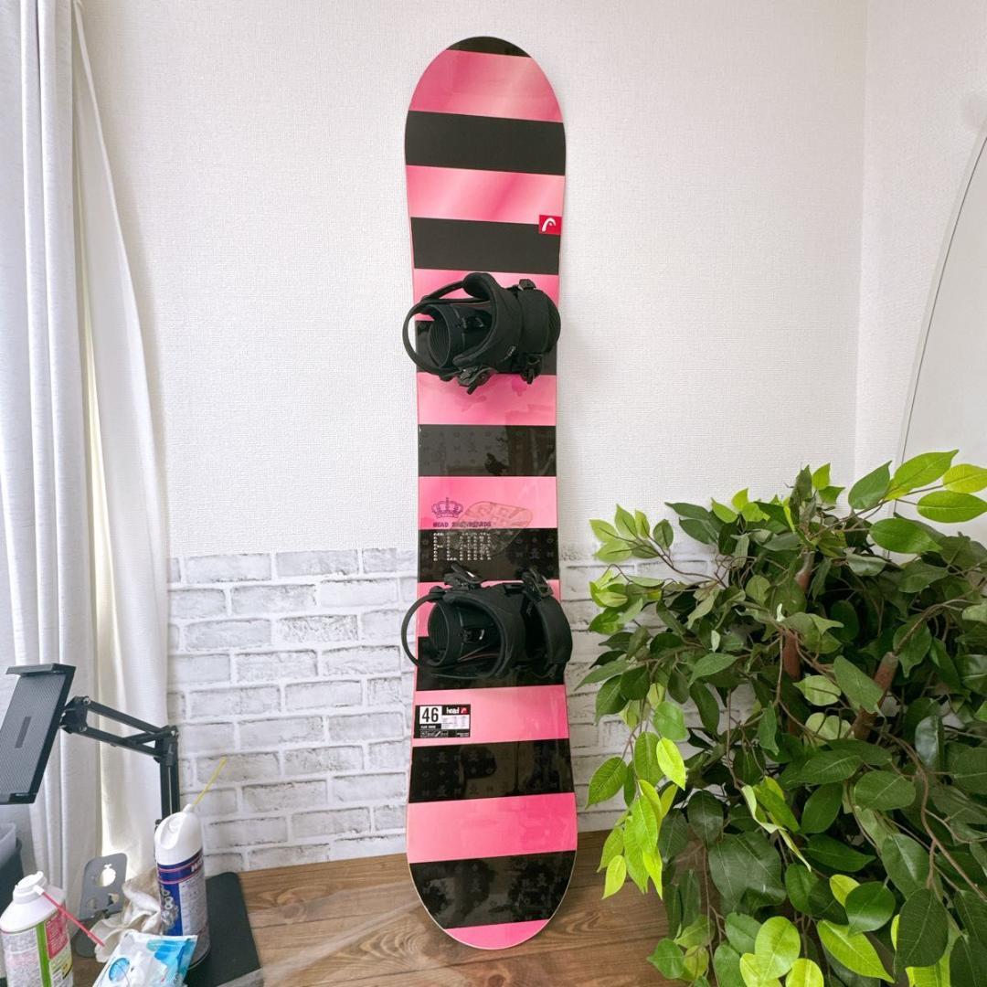 HEAD 初心者レディーススノーボード3点セット 146cm ブーツ25.5cm