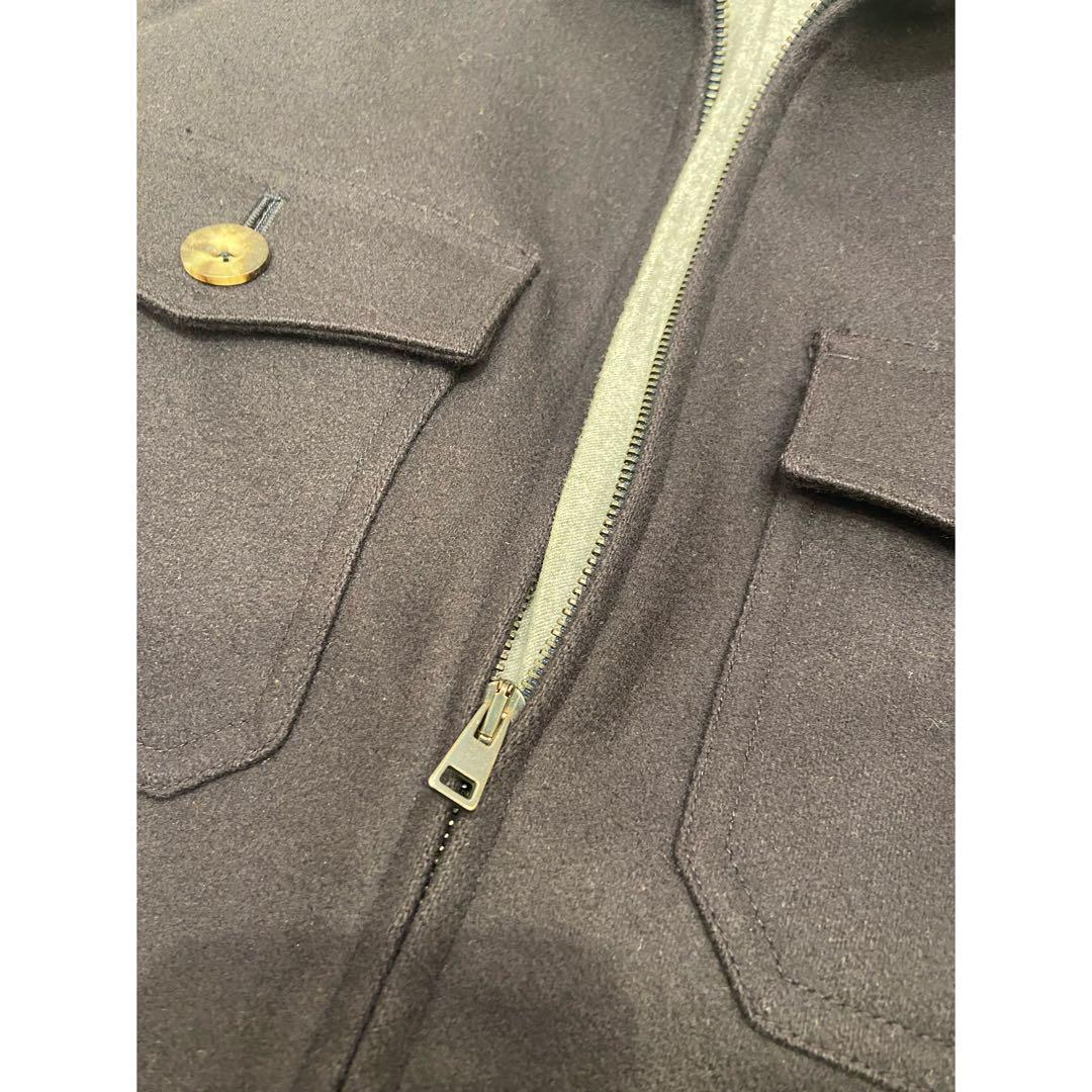 A.P.C.*ジップアップ　メルトンウールジャケット