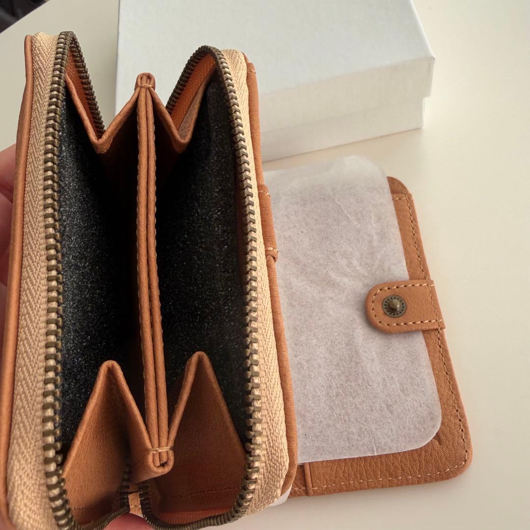 Dakota 2つ折り 財布 レザー ウォレット 革財布 革 ダコタ ベージュ