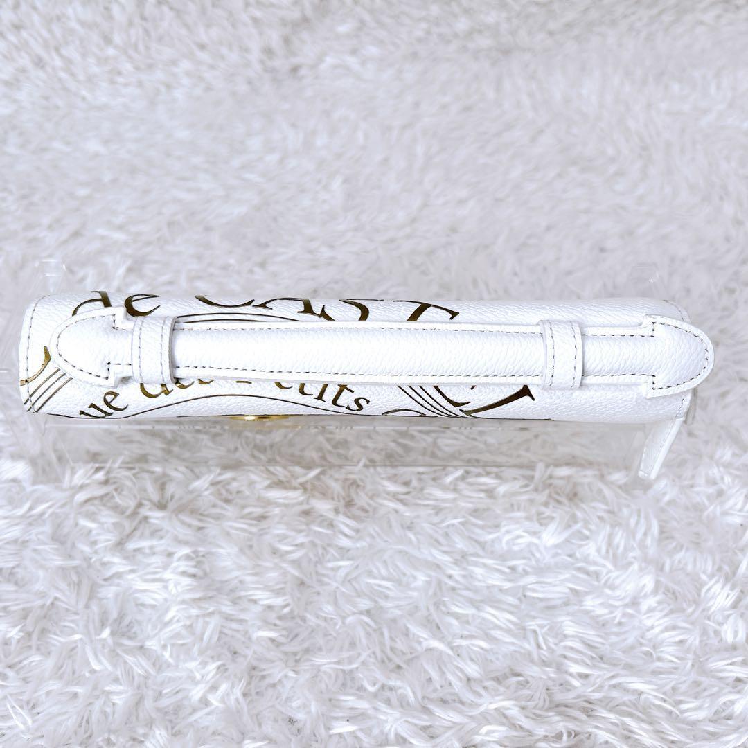 極美品✨CASTELBAJAC プルトン　クラッチバッグ　ホワイト　財布