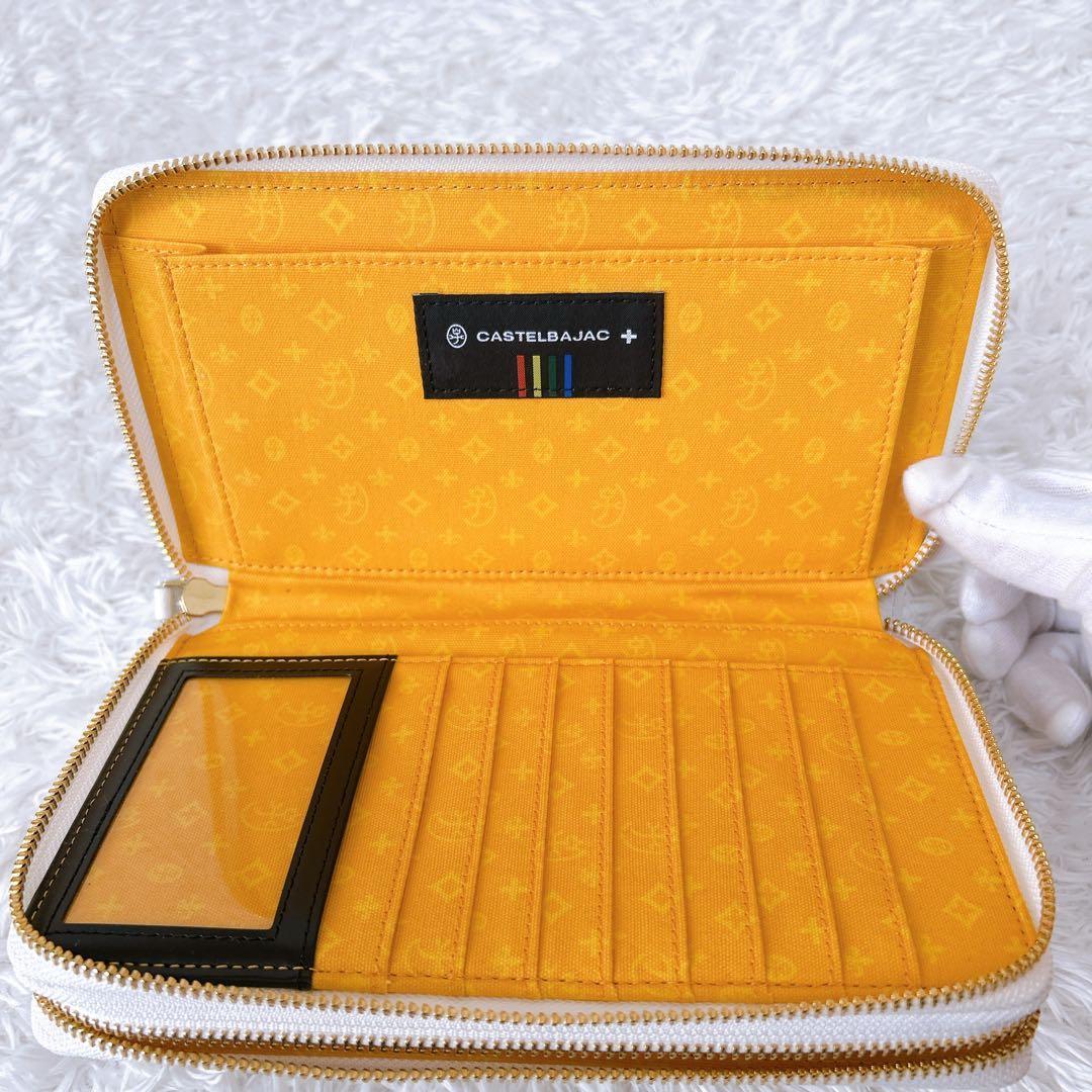 極美品✨CASTELBAJAC プルトン　クラッチバッグ　ホワイト　財布