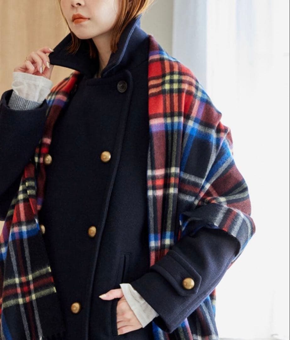 JOURNAL STANDARD MANTECOダブルクロスPコート　38