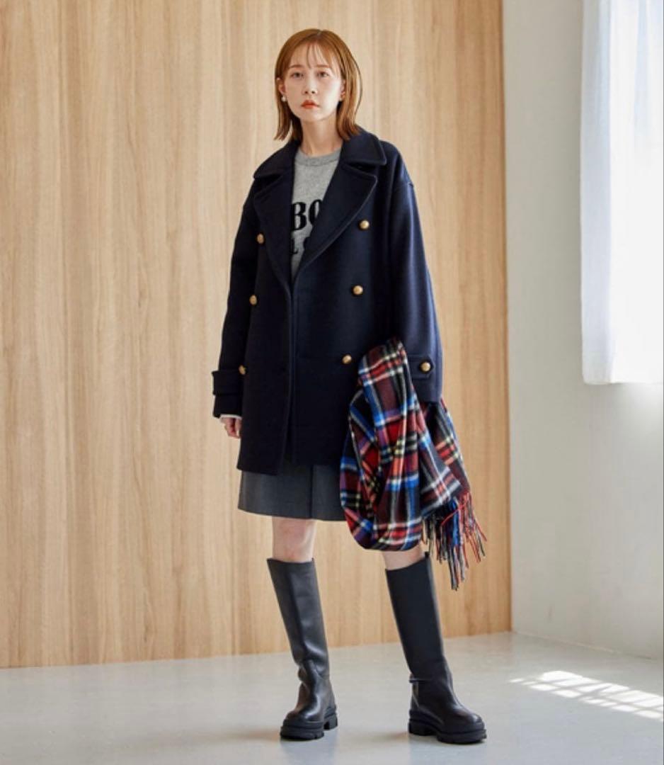 JOURNAL STANDARD MANTECOダブルクロスPコート　38