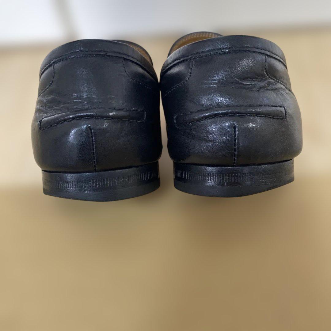 GUCCI ブラック　ヨルダーンホースビットローファー　6