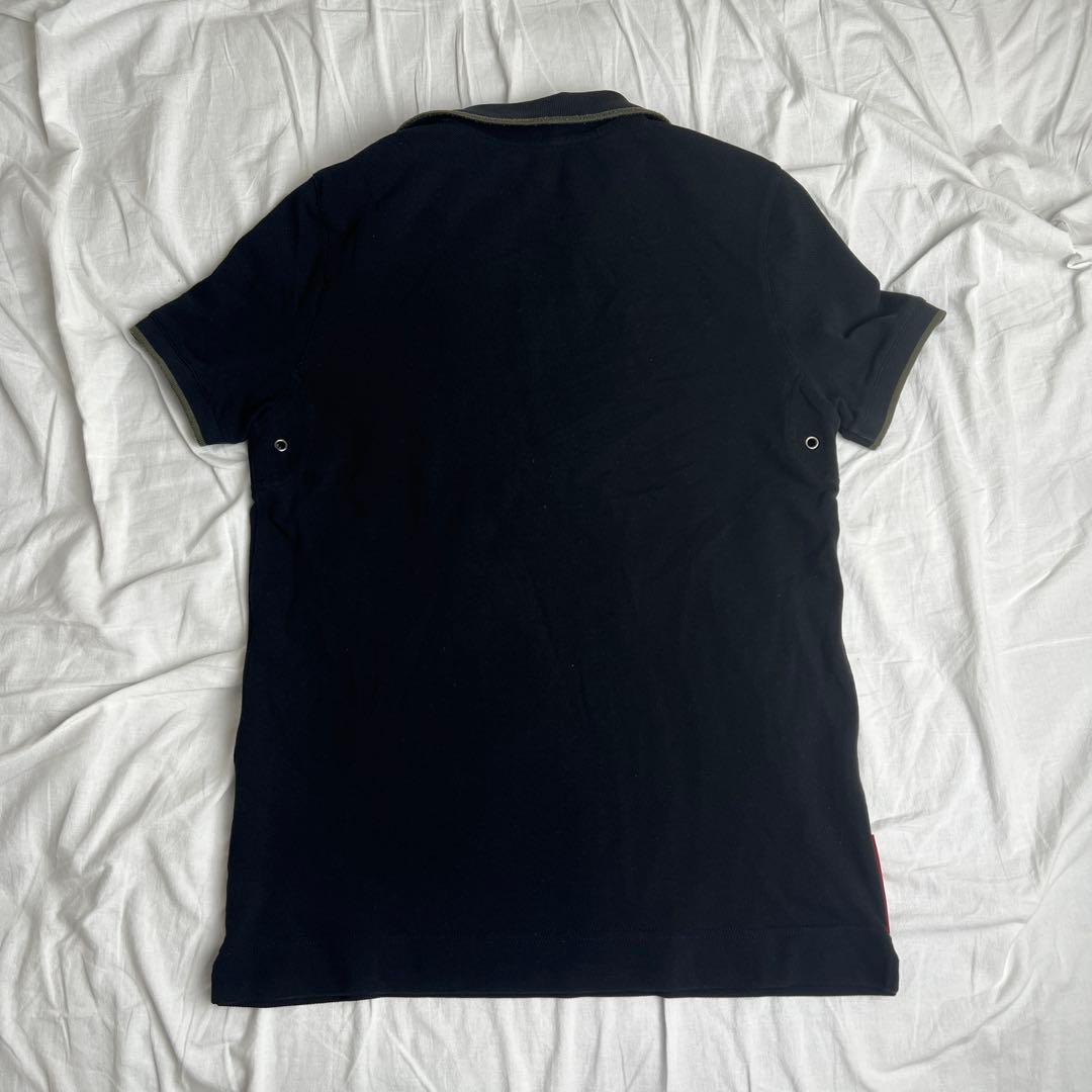 トップス 00s PRADA SPORT polo shirts black green