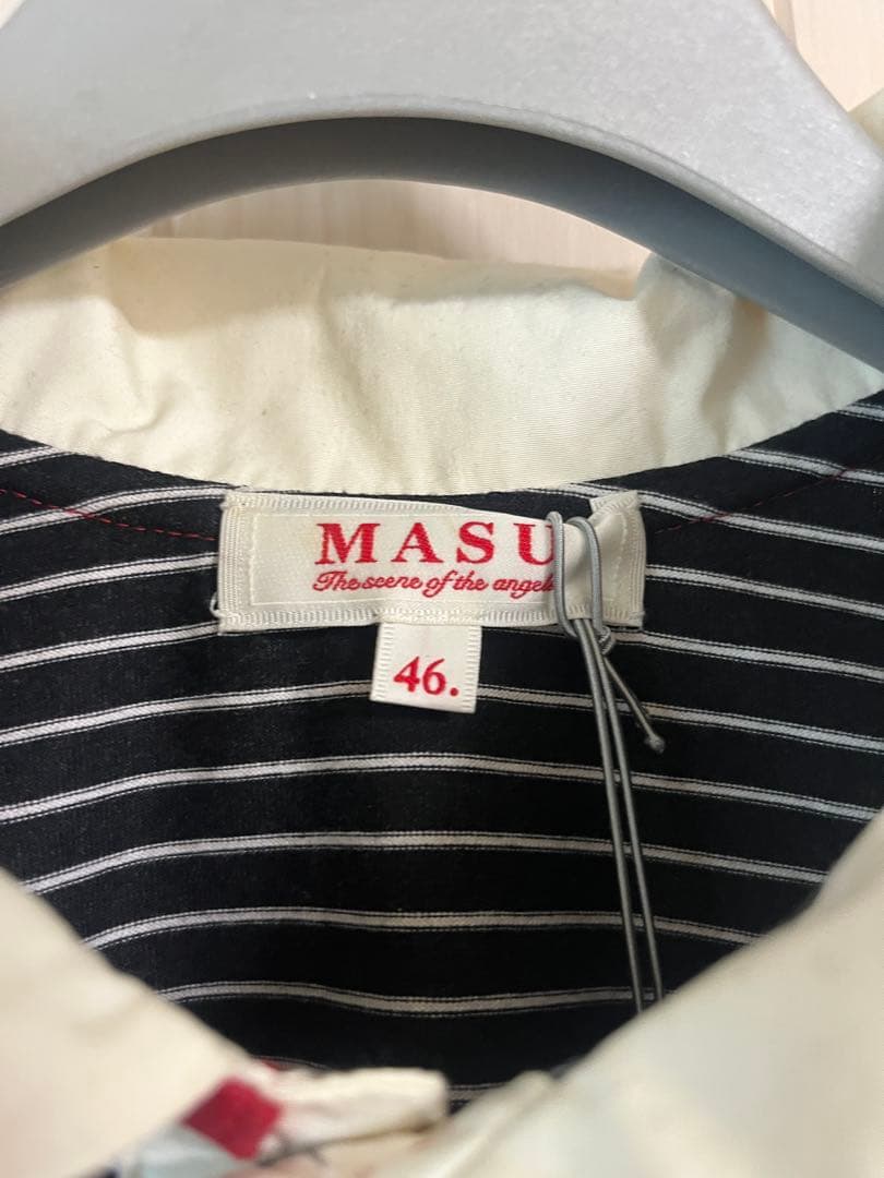 新品MASU OPPOSITE STRIPE PULLOVER SHIRT