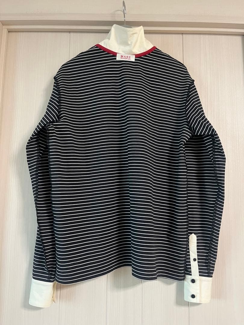 新品MASU OPPOSITE STRIPE PULLOVER SHIRT