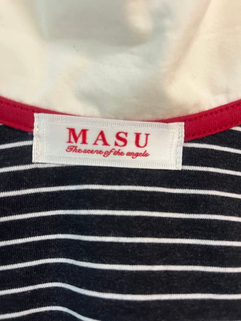 新品MASU OPPOSITE STRIPE PULLOVER SHIRT