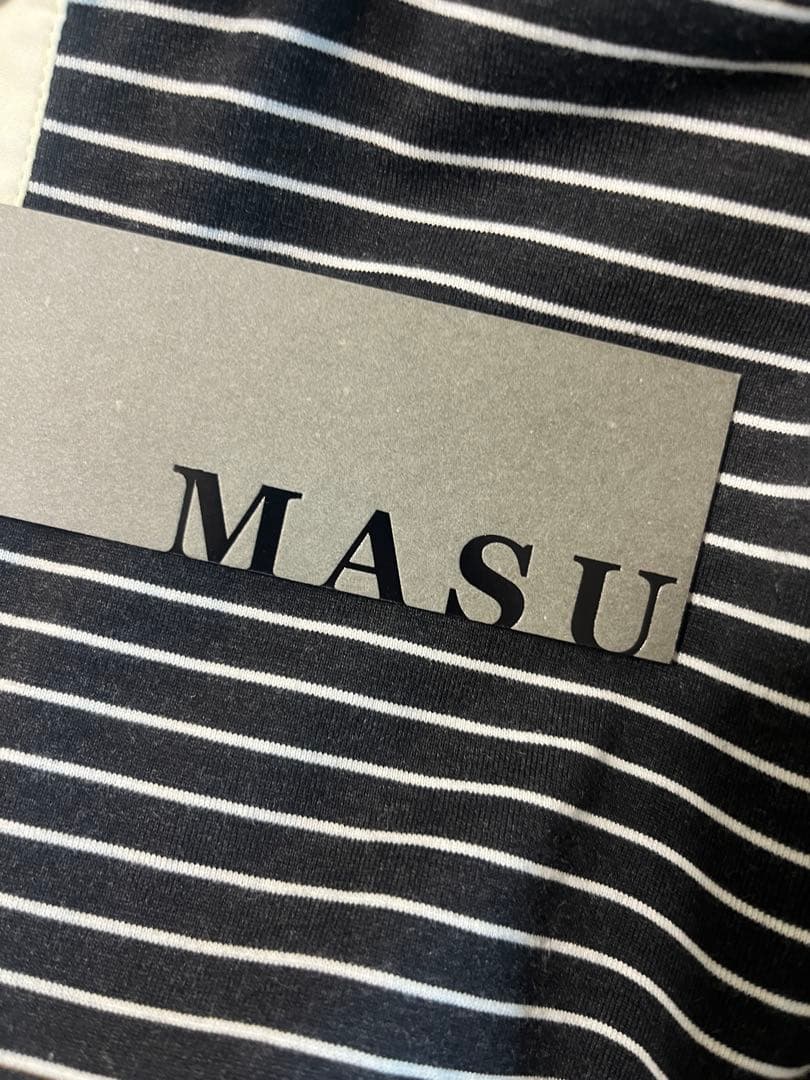 新品MASU OPPOSITE STRIPE PULLOVER SHIRT