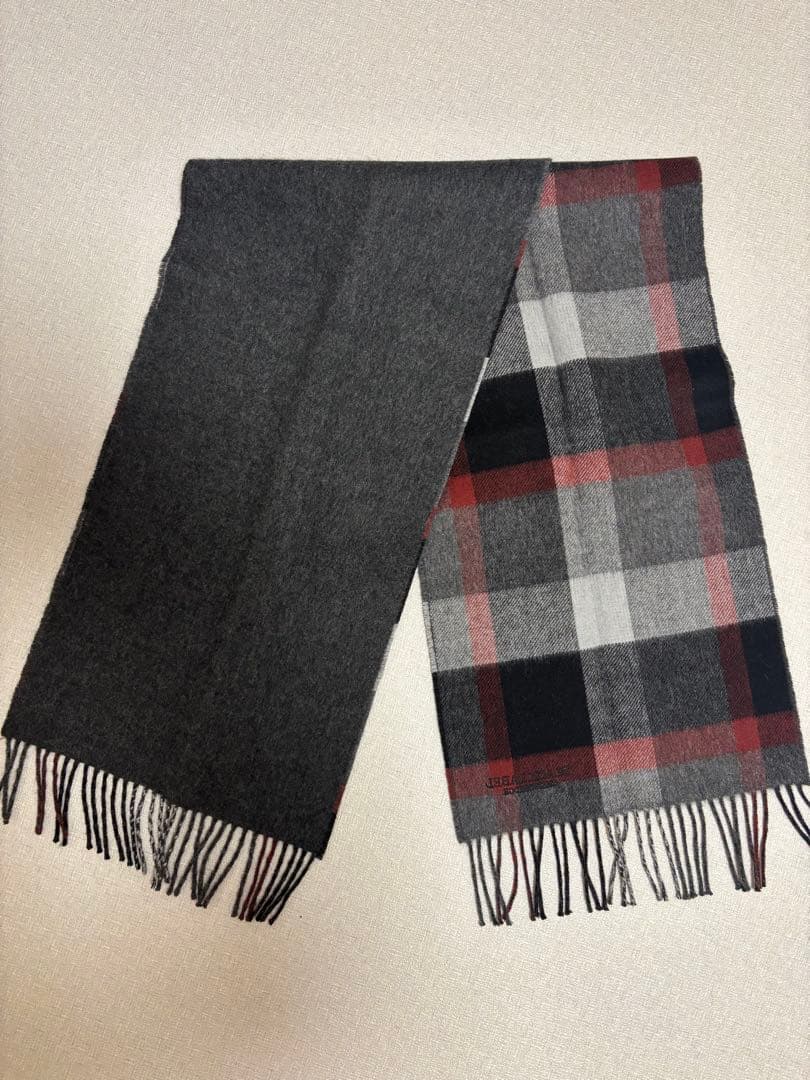 スマイルCRESTBRIDGE 100%カシミヤマフラー三陽商会