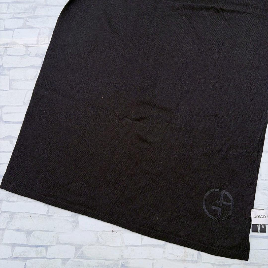 Giorgio Armani ブラックマフラー