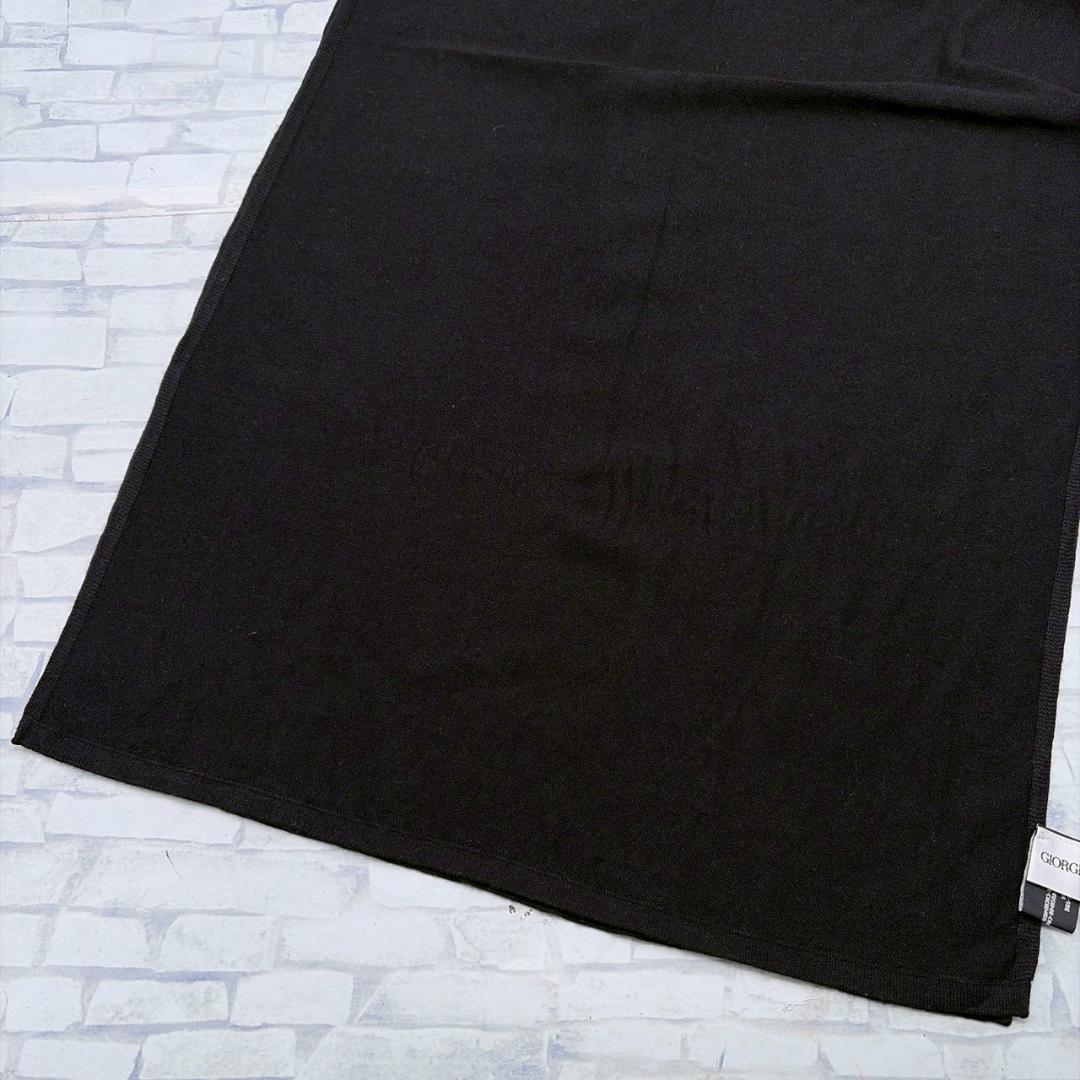 Giorgio Armani ブラックマフラー