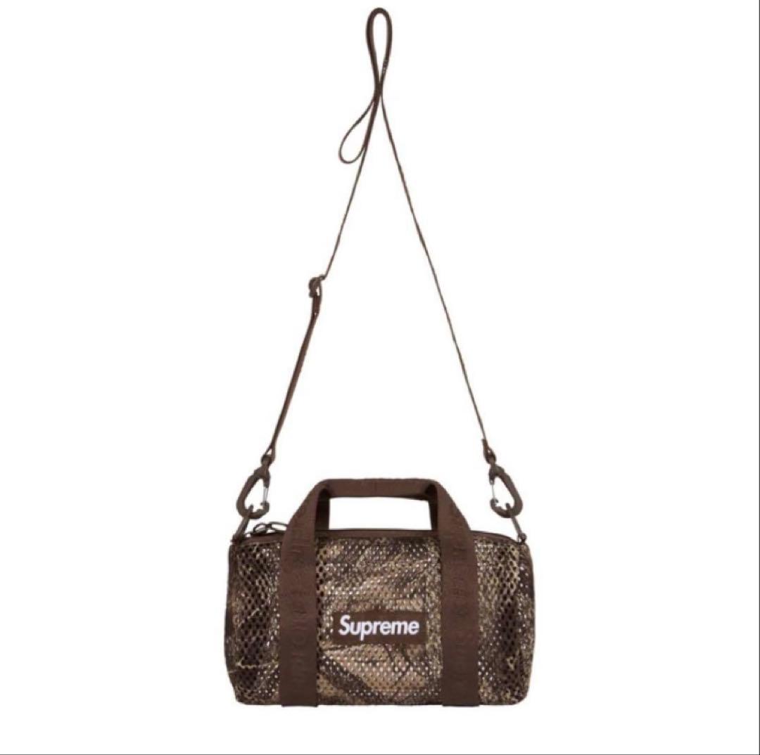 Supreme メッシュダッフルバッグ カモ