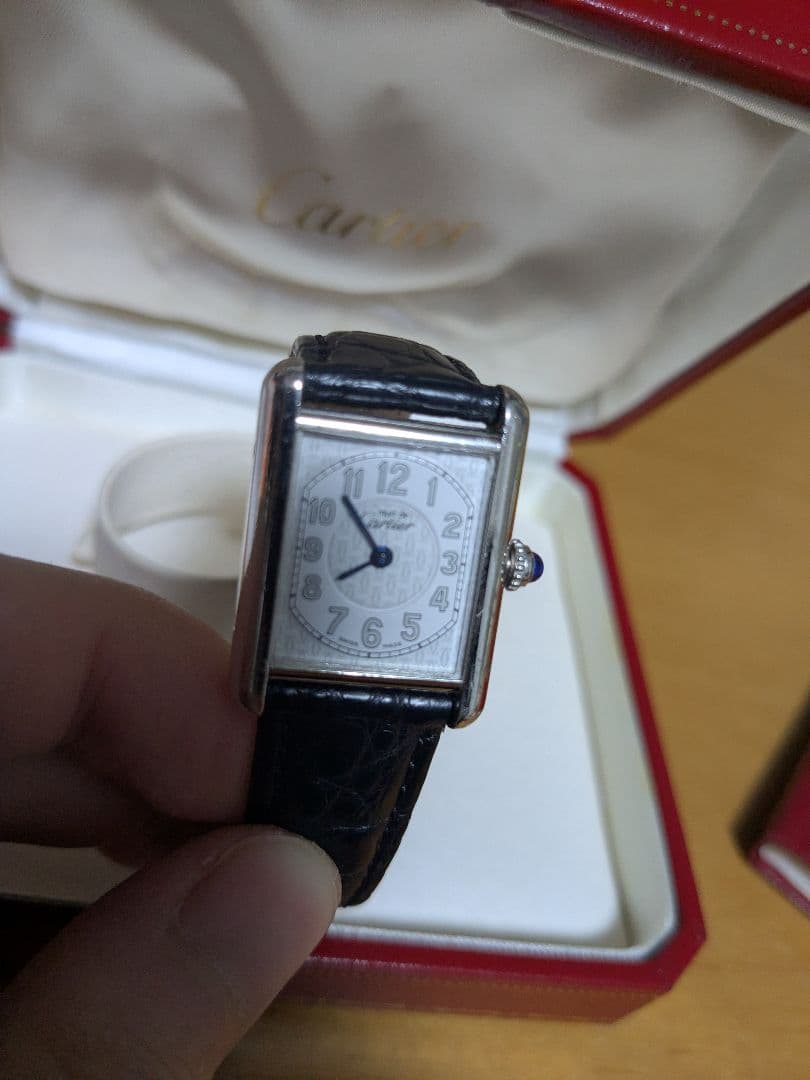 カルティエ　マストタンク SM アラビア数字