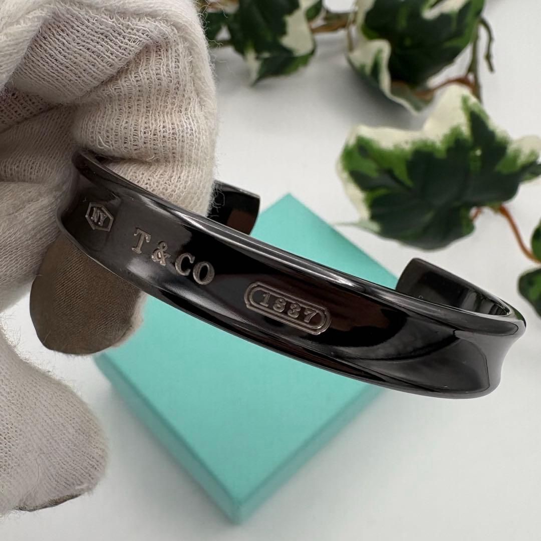 【ゆう様】ティファニー 1837 ナロー バングル チタン ブラック