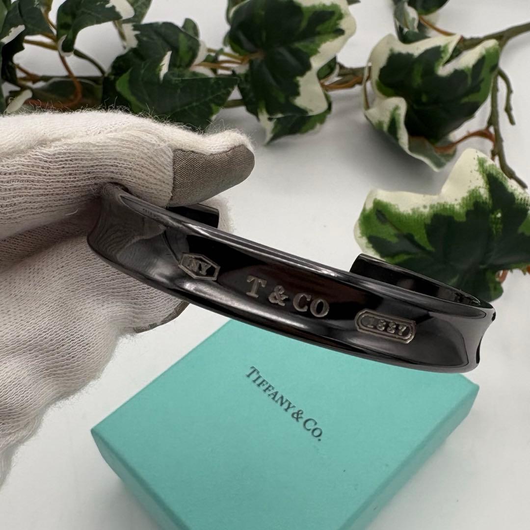 【ゆう様】ティファニー 1837 ナロー バングル チタン ブラック