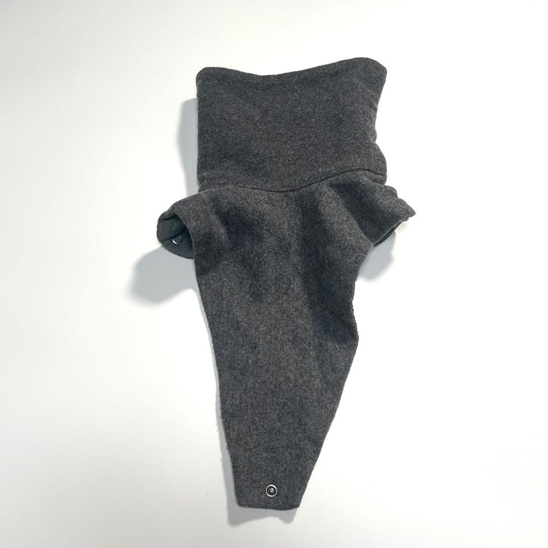 MM6　チェスターコート　2Way　カシミヤ　グレー　比翼ボタン　36