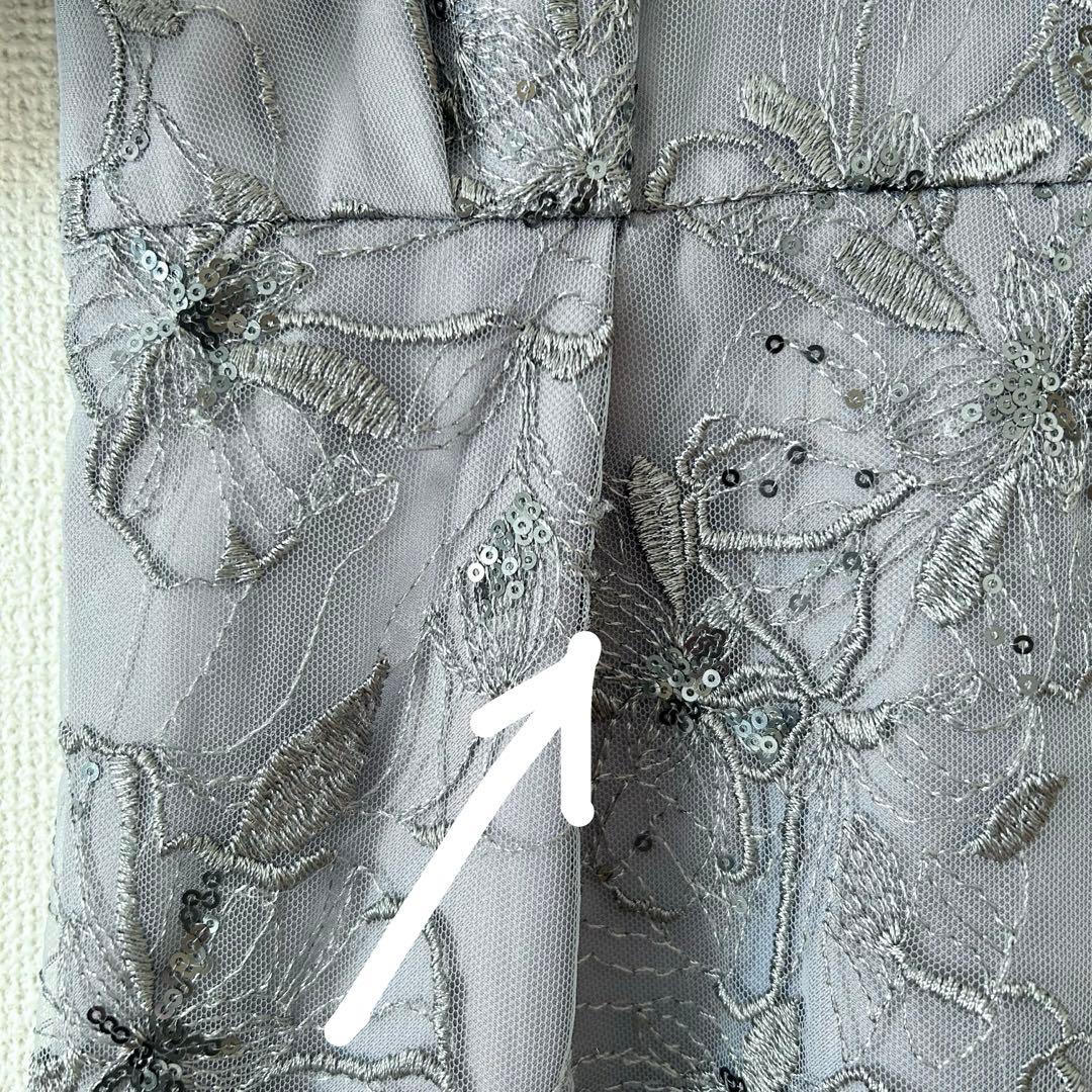 2回着用クリーニング済♡スパンコール パーティー ドレス 結婚式 お呼ばれワンピ