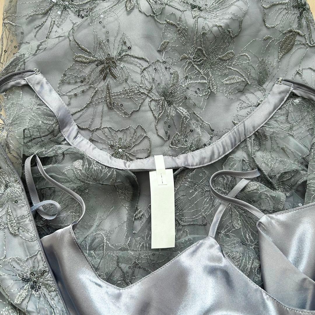 2回着用クリーニング済♡スパンコール パーティー ドレス 結婚式 お呼ばれワンピ