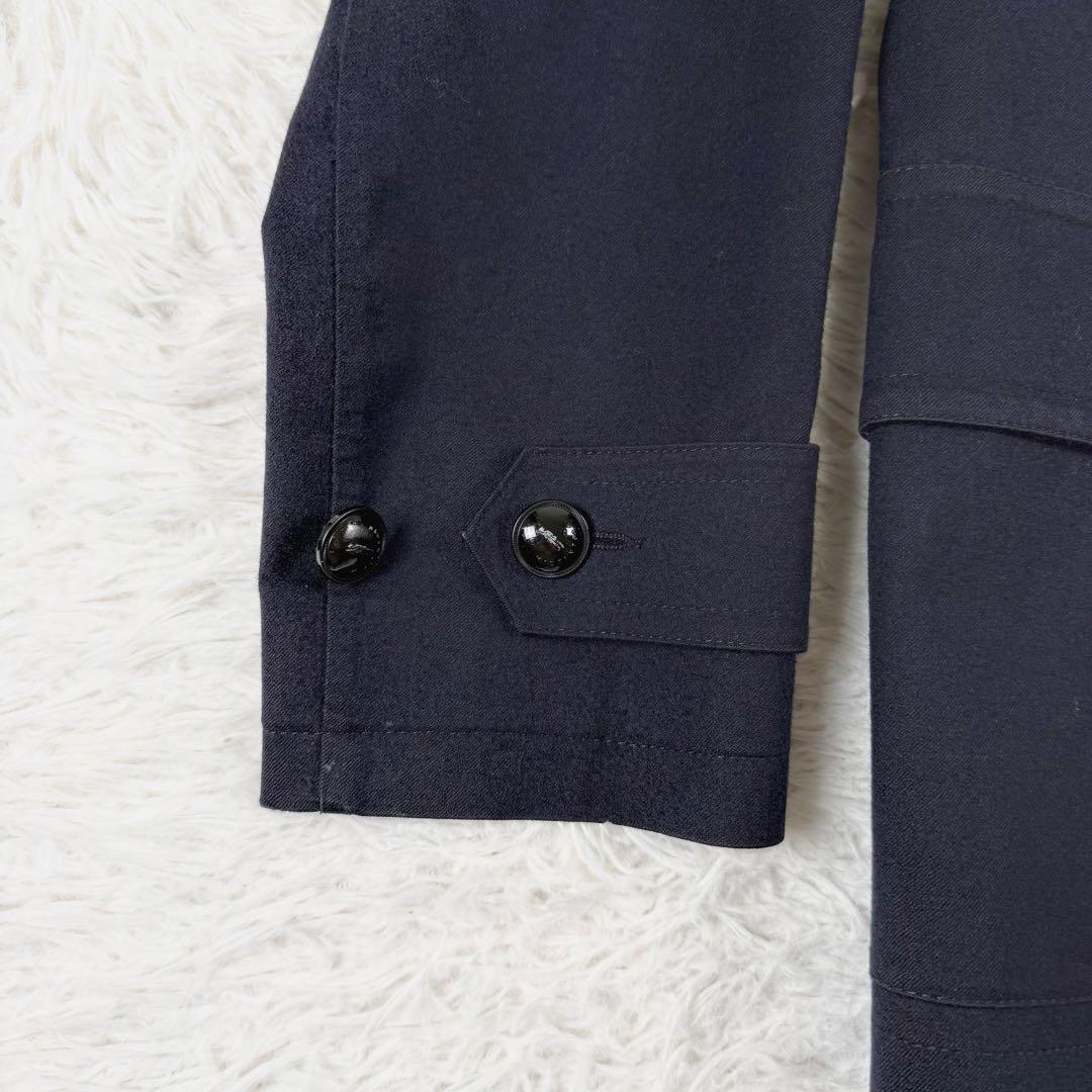 マッキントッシュ フォックスブラザーズ ゴム引き ナポレオン Pコート 防水 M