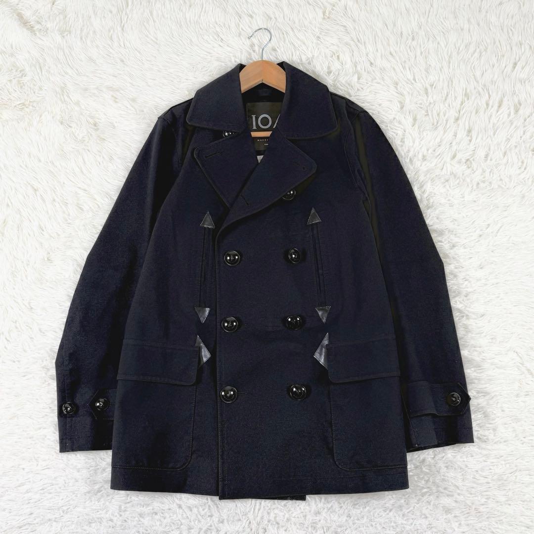 マッキントッシュ フォックスブラザーズ ゴム引き ナポレオン Pコート 防水 M