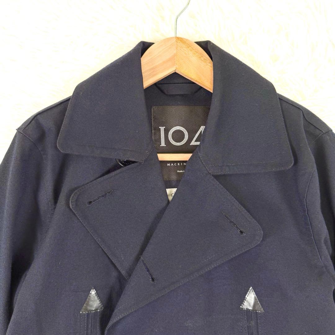 マッキントッシュ フォックスブラザーズ ゴム引き ナポレオン Pコート 防水 M