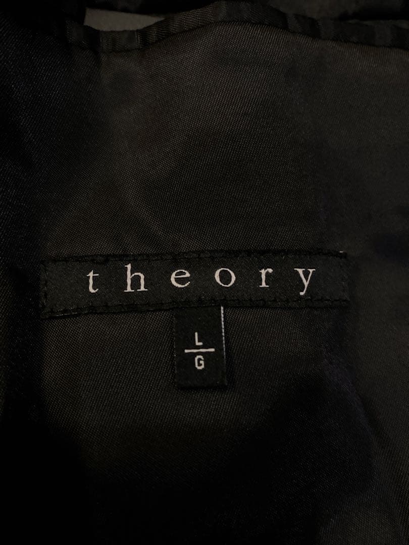 セオリー☆メンズカシミヤ100%チェスターコート黒未使用