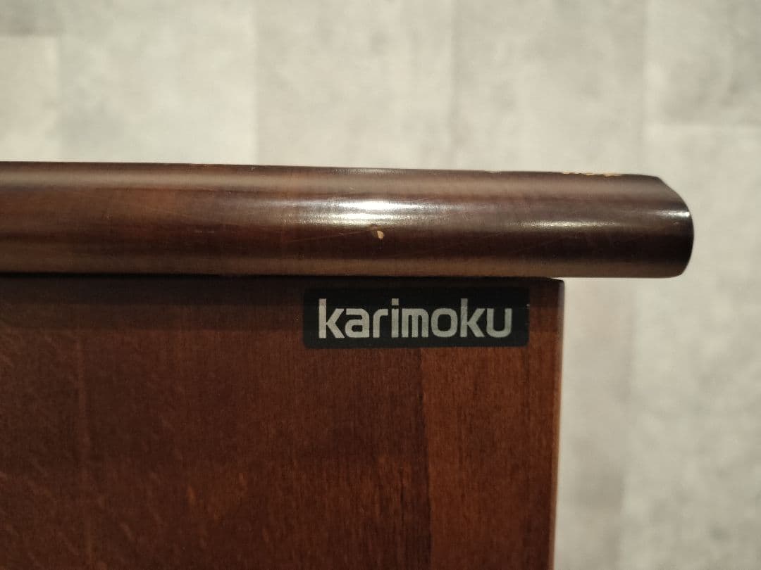 カリモク 電話台 花台 サイドテーブル レトロ ヴィンテージ