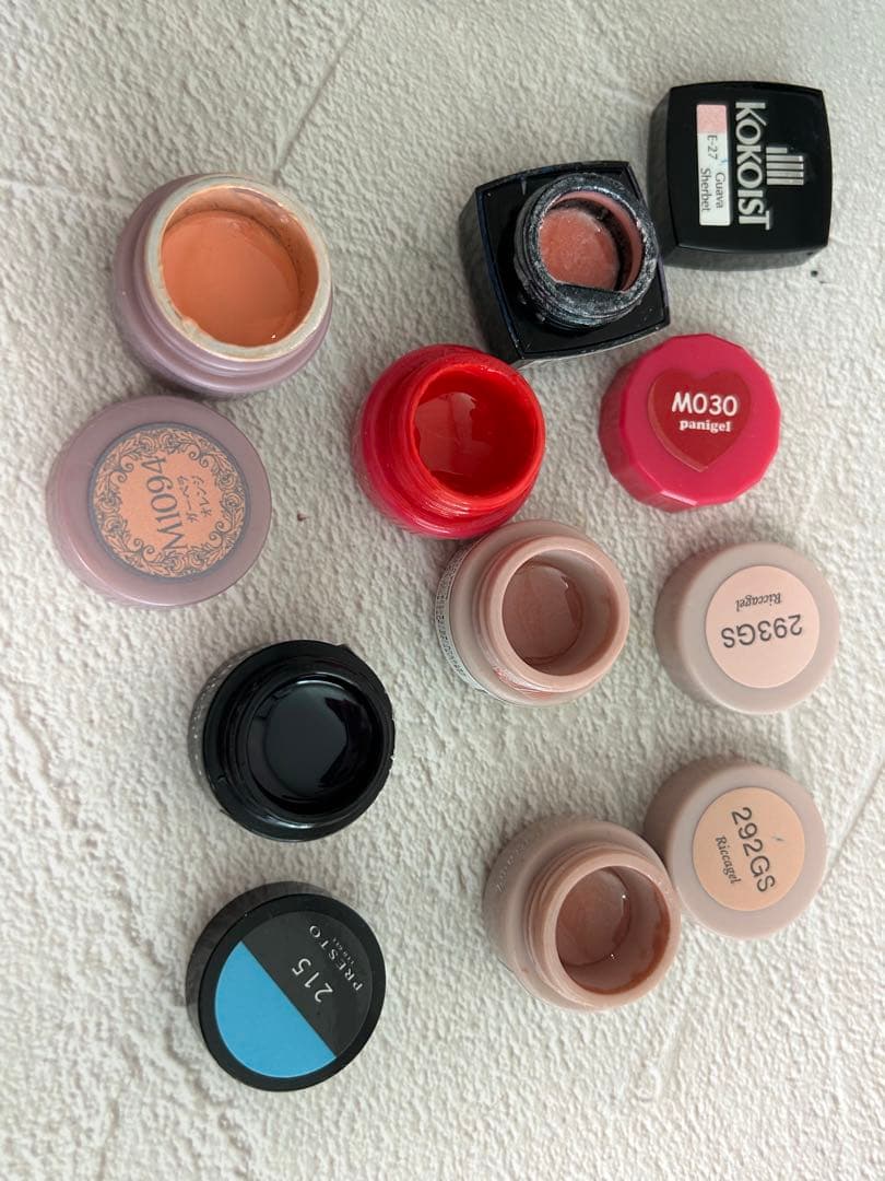 超お得　中古　合計90点！サンプルつき　ジェルネイル　セット　まとめ売り　おまけ