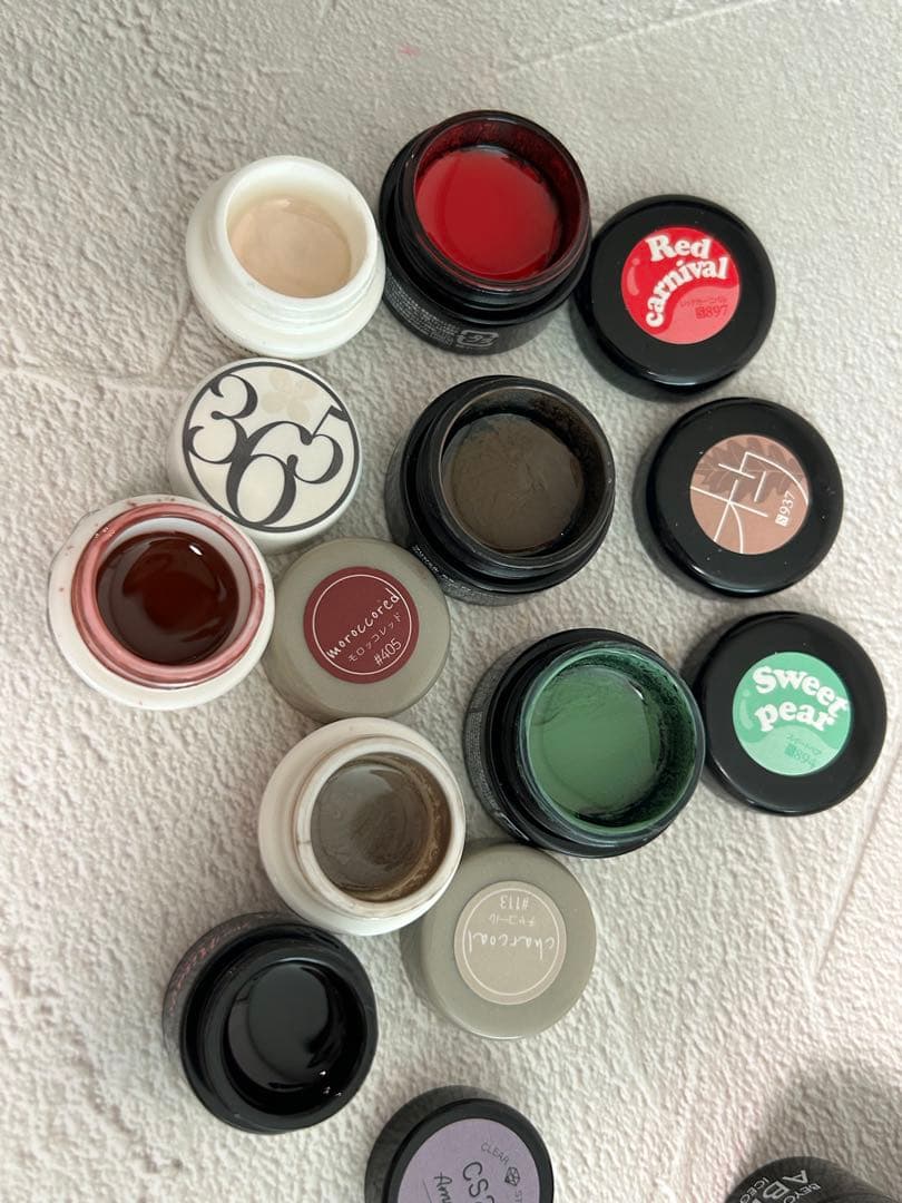 超お得　中古　合計90点！サンプルつき　ジェルネイル　セット　まとめ売り　おまけ