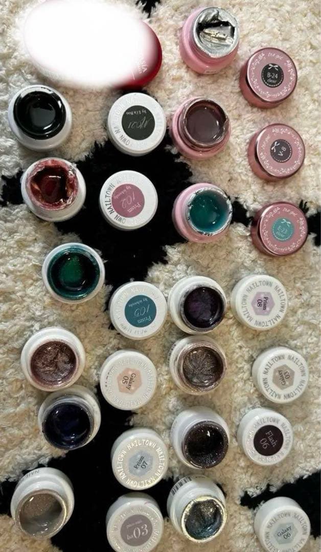 超お得　中古　合計90点！サンプルつき　ジェルネイル　セット　まとめ売り　おまけ