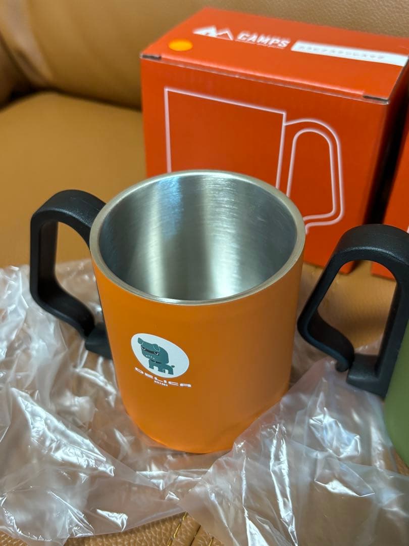 デリ丸。　カラビナステンレスマグ　2個セット