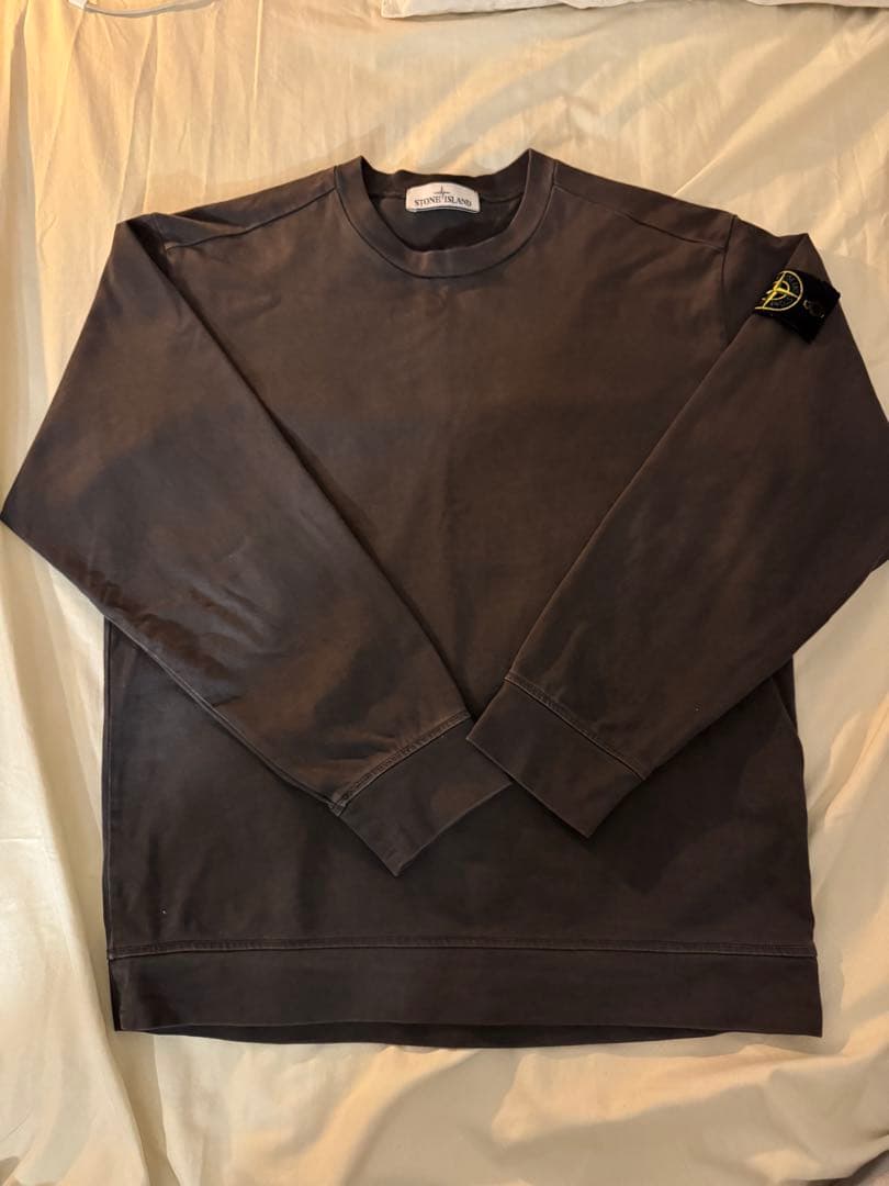 STONE  チャコールグレー 長袖カットソー S